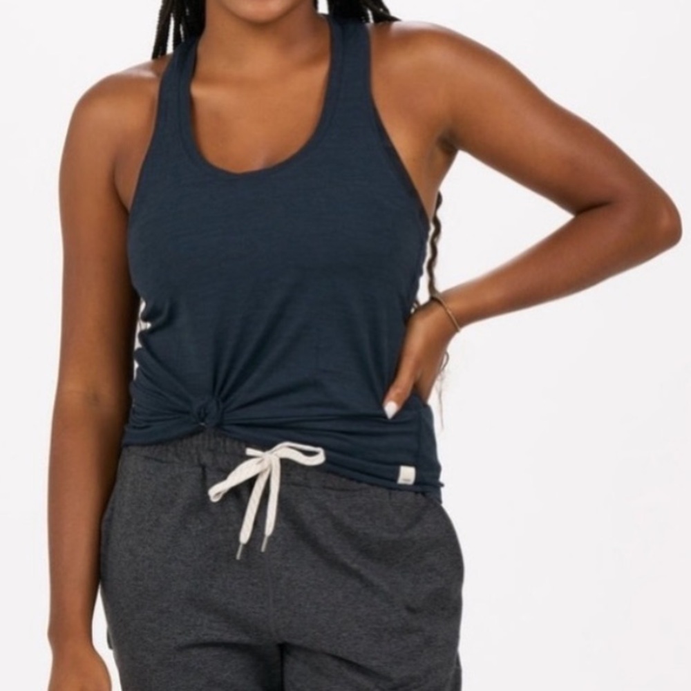 Vuori Ink Heather Lux Performance Racerback Tank Top Shirt Athletic Size XS